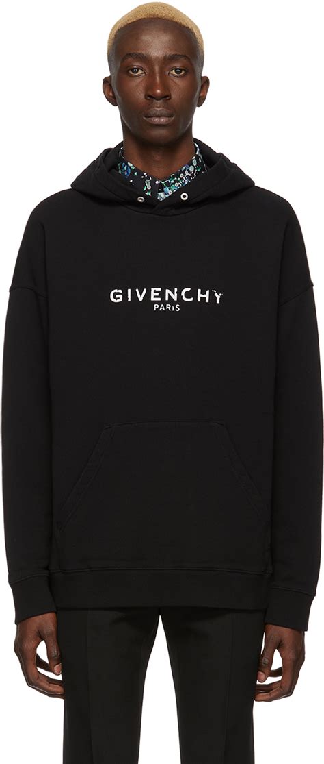 ripped givenchy hoodie|reversible givenchy black hoodie.